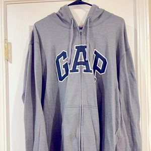 Gap Men’s XXL Zip Up Logo Hoodie